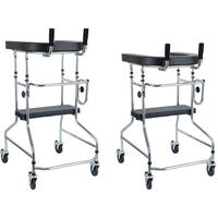 Pojazdné chodítko s opornou plochou a sedadlom UNIZDRAV