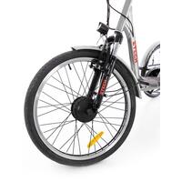 Trojkolesový elektrický bicykel Tornádo ZTECH, strieborný