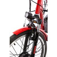 Trojkolesový elektrický bicykel Tornádo ZTECH, červený