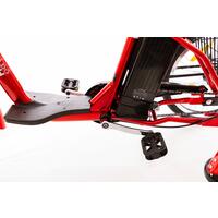Trojkolesový elektrický bicykel Tornádo ZTECH, červený
