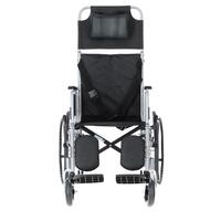 Polohovateľný invalidný vozík - VÝSTAVNÝ KUS, MIERNE ZNEČISTENÉ STÚPAČKY+OPIERKA