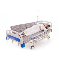 Elektrická  polohovacia posteľ s matracom Multibed - ŠKRABANCE, MIERNE ZNEČISTENÝ MATRAC, ŠPINAVÉ KOLIESKA