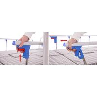 Elektrická  polohovacia posteľ s matracom Multibed - ŠKRABANCE, MIERNE ZNEČISTENÝ MATRAC, ŠPINAVÉ KOLIESKA