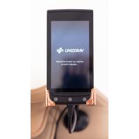 Masážne elektrické kreslo RelaxPro 3D MASSAGER, bielo-hnedé - ŠKRANBANCE V DOLNOM ĽAVOM ROHU