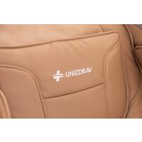 Masážne elektrické kreslo RelaxPro 3D MASSAGER, bielo-hnedé - ŠKRANBANCE V DOLNOM ĽAVOM ROHU