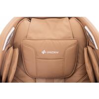 Masážne elektrické kreslo RelaxPro 3D MASSAGER, bielo-hnedé - ŠKRANBANCE V DOLNOM ĽAVOM ROHU