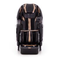 Masážne elektrické kreslo LUX 4D MASSAGER, čiernozlaté - VÝSTAVNÝ KUS, MIERNE ŠKRABANCE