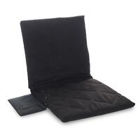 Prenosná vyhrievacia podložka s operadlom