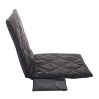 Prenosná vyhrievacia podložka s operadlom