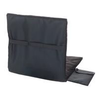 Prenosná vyhrievacia podložka s operadlom