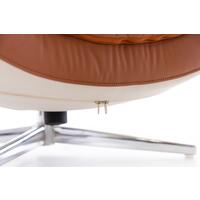 Elektrické masážne kreslo Zafír Relax, tehlové - MIERNE ŠPINAVÉ