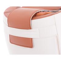 Elektrické masážne kreslo Zafír Relax, tehlové - MIERNE ŠPINAVÉ