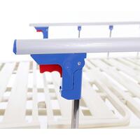 Mechanická polohovacia posteľ UNIZDRAV - ŠKRABANCE NA KONŠTRUKCIÍ, ČELÁCH A HRAZDE