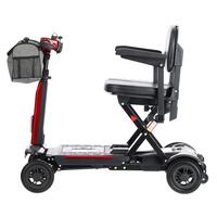 Skladací vozík COMPACT pre seniorov s lítiovou batériou - MIERNE ŠKRABANCE, NAJAZDENÝCH 5 KM