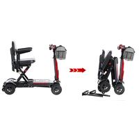 Skladací vozík COMPACT pre seniorov s lítiovou batériou - MIERNE ŠKRABANCE, NAJAZDENÝCH 5 KM