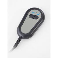 Masážne polohovacie kreslo s vyklápaním COMFORT+, antracitová látka - BEZ PÔVODNÉHO OBALU