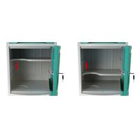 Nočný stolík MEDIK plast, mentolový - BEZ KĽÚČOV