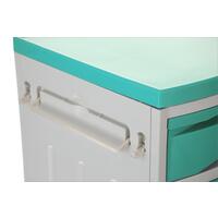 Nočný stolík MEDIK plast, mentolový - BEZ KĽÚČOV