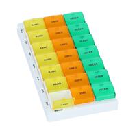 Farebný dávkovač liekov – týždenný, T03