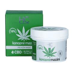 Health Culture Konopné mazanie 10 % s CBD, 125 ml