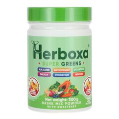 Herboxa SUPER GREENS Banán & malina, 300 g