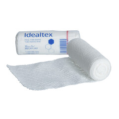 Obväz elastický dlhoťažný -IDEALTEX 10cm x 5m