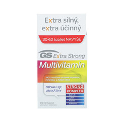 GS Extra Strong Multivitamín, 40 tabliet