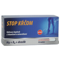 Naturprodukt Stop kŕčom Mg + B6 + draslík 50 tabliet
