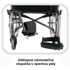 Mechanický Invalidný vozík skladací  S-ECO 2