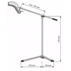 Stojan k biolampe Bioptron Compact III