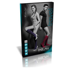 Cestovné lýtkové pančuchy - čierne - RELAX Travel