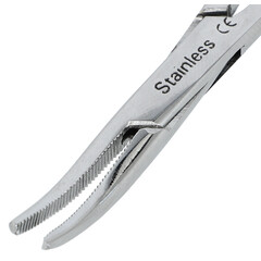 Mosquito svorka na cievy zahnutá, 10,5 - 12,5 cm