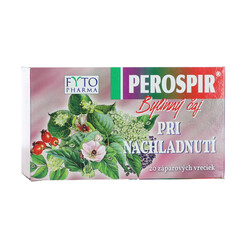 Fytopharma PEROSPIR čaj pri chrípke a nachladnutí, 20x 1,5 g