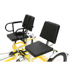 Špeciálny rehabilitačný bicykel pre dvoch