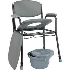 Toaletná stolička výškovo nastaviteľná