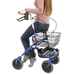 Štvorkolka - podpora pohybu