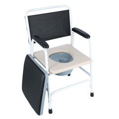 Kovové toaletné kreslo