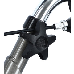 Štvorkolesové chodítko odľahčené, sivé