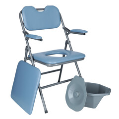 Toaletná stolička skladacia