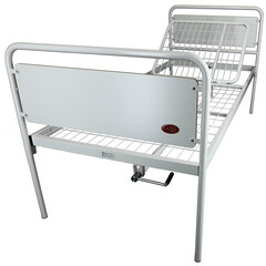 Polohovacia posteľ mechanická - dvojdielna