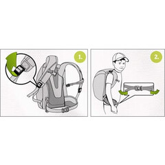 Školská taška Prime - modrá károvaná 2016