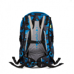 Školská taška Satch Sleek - Blue Triangle