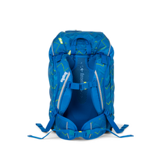 Školská taška Prime - modro-zelený ZigZag