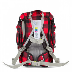 Taška pre škôlkara Ergobag mini - červeno / čierna károvaná
