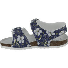 Detská ortopedická obuv  - typ 97 modrá kvietkovaná