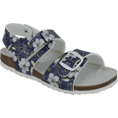 Detská ortopedická obuv  - typ 97 modrá kvietkovaná