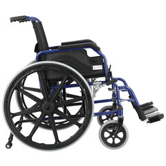 Invalidný vozík UNIZDRAV - oceľový