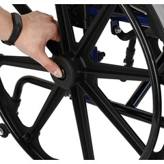 Invalidný vozík UNIZDRAV - oceľový