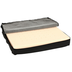 Perforovaná sedačka z vysokoelastickej peny 46 x 46 x 7cm