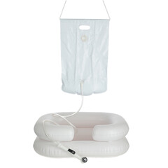 Gumené umývadlo na vlasy s prenosnou sprchou